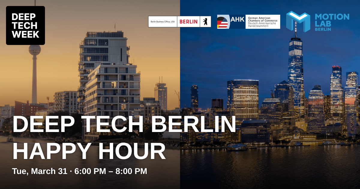 Deep Tech Berlin Happy Hour | Deep Tech Week