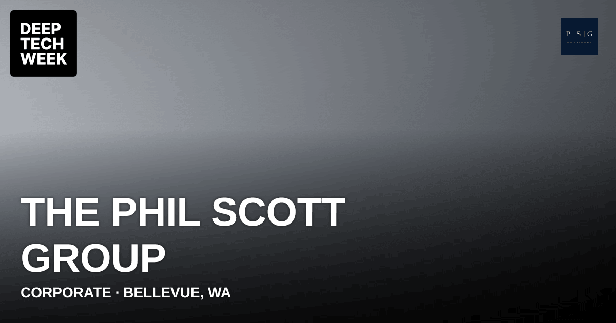 The Phil Scott Group | Deep Tech Week