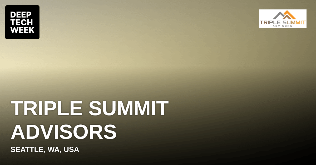 Triple Summit Advisors | Deep Tech Week